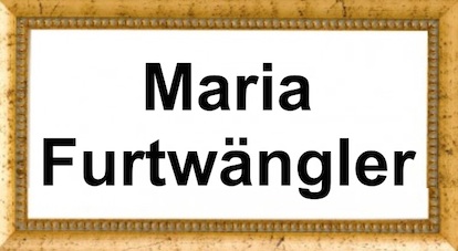 Maria Furtwängler